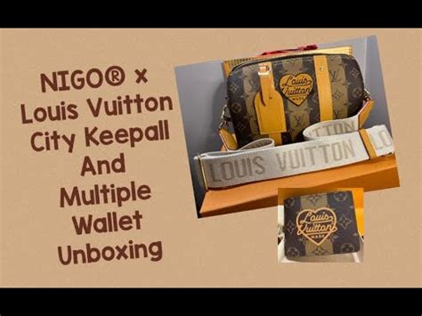 NIGO® x Louis Vuitton City Keepall Bag and Multiple Wallet.